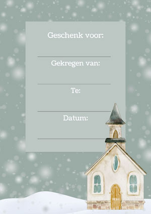 Inlegvellen kerst - set 100 exemplaren