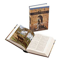 KJV Royal Ruby Text Bible Illustrated 10x14 cm (E3