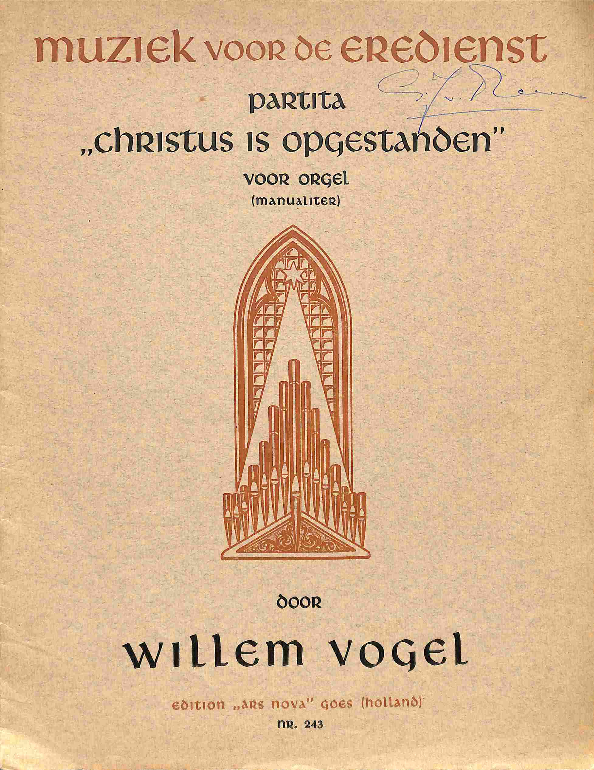Christus is opgestanden - Tweedehands notenschrift