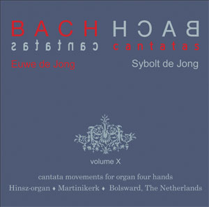 Bach - Cantatas for organ (10) four hands